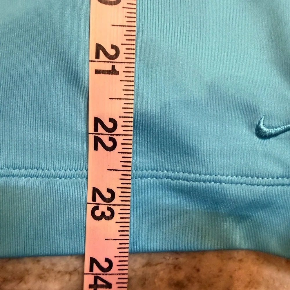 Nike Golf Dri-FIT Sleeveless Polo Medium Blue Performance Top